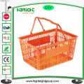 Atacado Supermercado de plástico Carry Shopping Basket